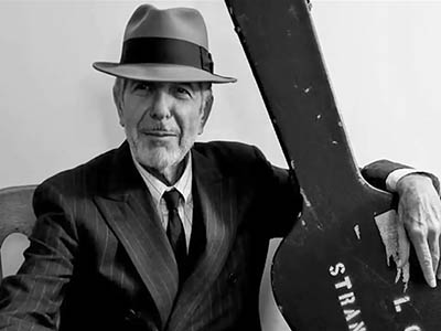 A definitive exploration of singer-songwriter Leonard Cohen as seen through the prism of his internationally renowned hymn, Hallelujah showing on Thursday, Sept. 22 at The Colonial Theatre, bethlehem, New Hampshire