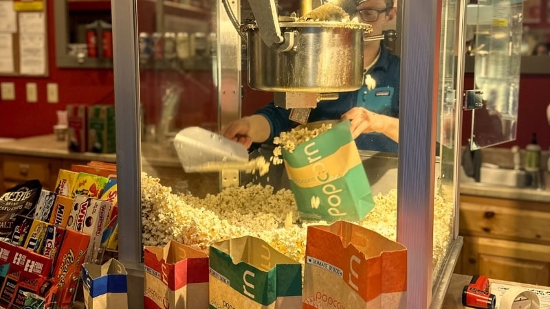 Free small popcorn on Member Mondays